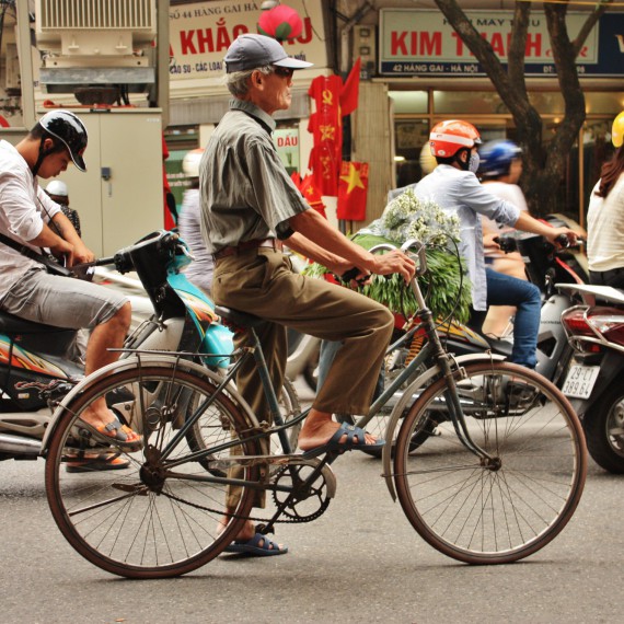 Ruch velkoměsta po vietnamsku