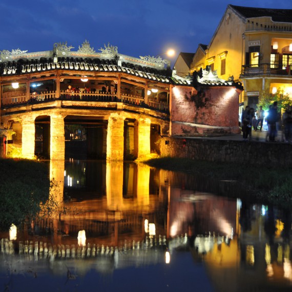 Japonský most v Hoi An je ikonou města