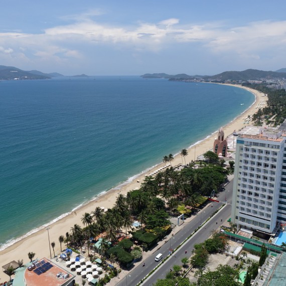 Městská pláž v Nha Trangu