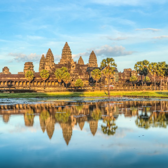 Angkor Wat je symbolem celé Kambodži