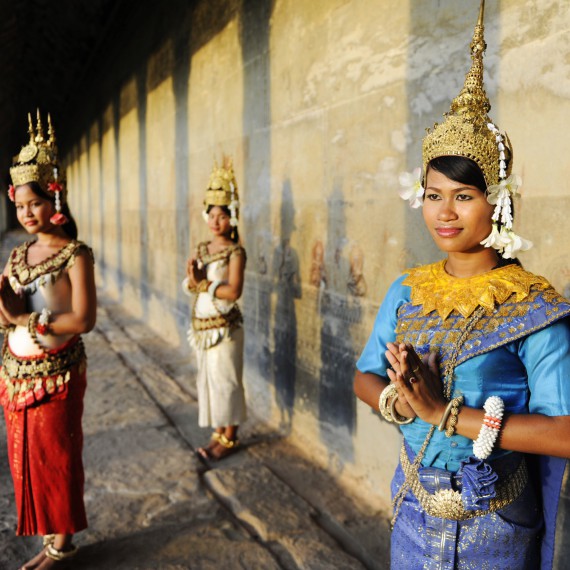 Kambodžské dámy