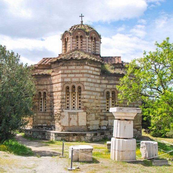 Byzantský kostel v Aténách 