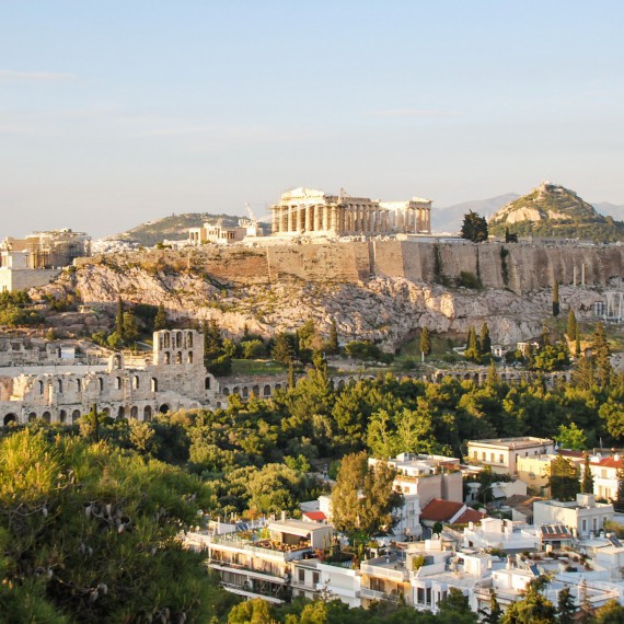Pahorek Lykavittos patří k ikonám Athén 