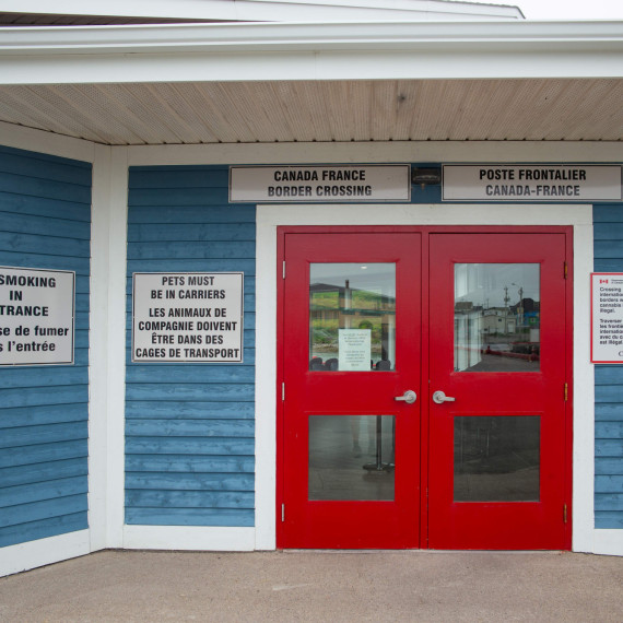 Francouzsko - kanadská hranice. 