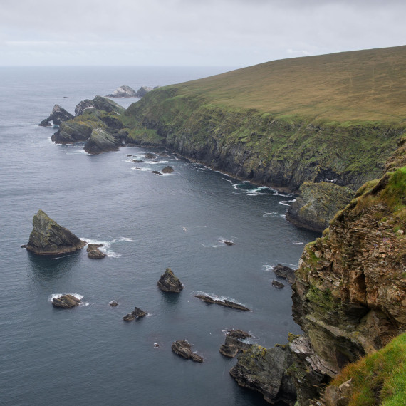 Fotografie z turistiky v Hermaness National Nature Reserve.