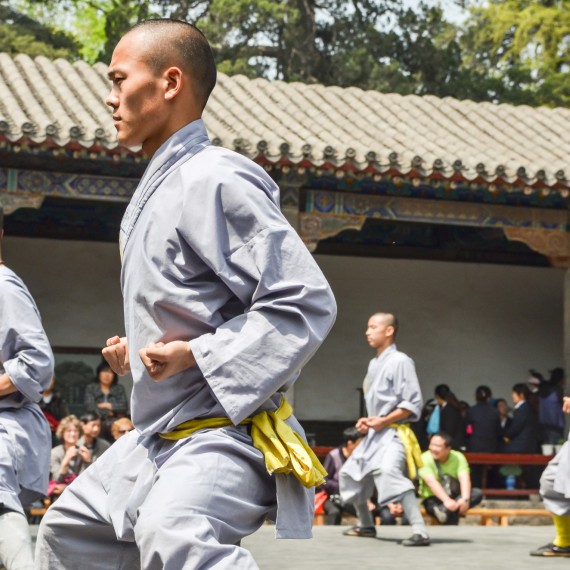 Cvičení shaolinských mnichů