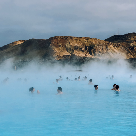Koupání v Modré laguně 
