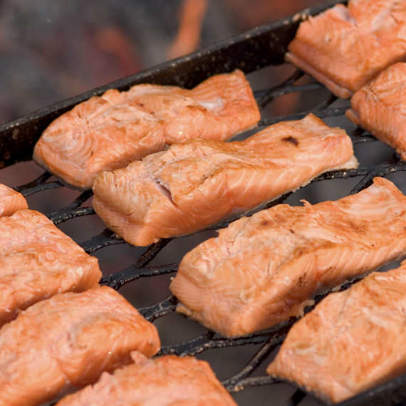 Čerstvý aljašský losos