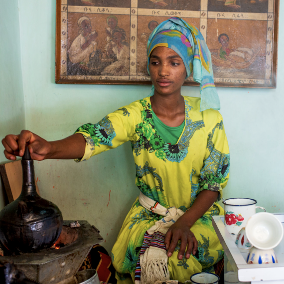 Etiopané Vám představí kávové ceremonie