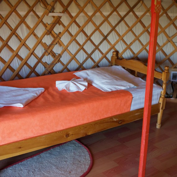 Tradiční spaní v jurtách