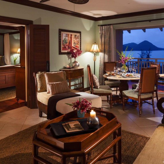 Luxusní hotel Sandals Grande St.Lucian, který si můžete objednat v našich doplňkových službách.