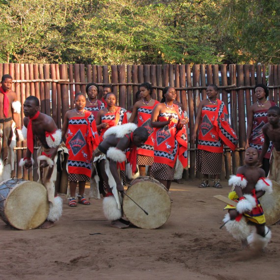 Svazijci Vám ukáží typické tance svého kmene