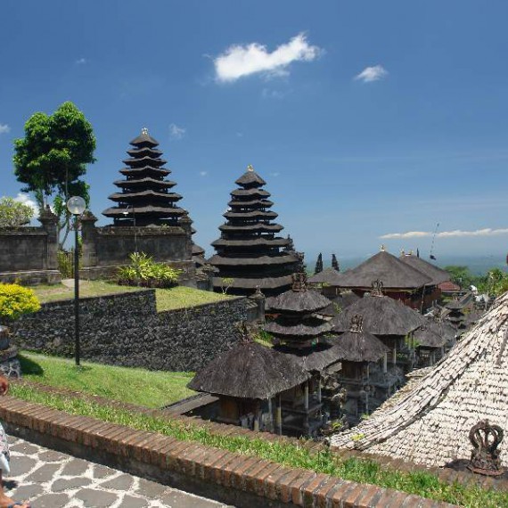 Chrámový komplex Pura Besakih na Bali 