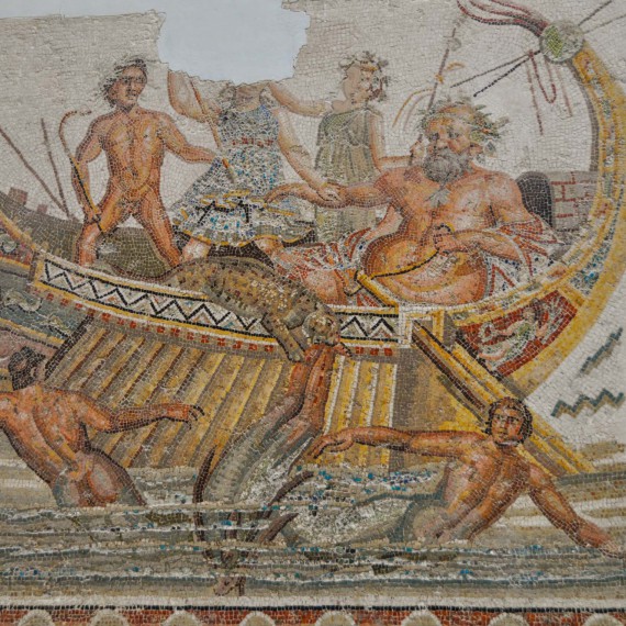 Muzeum Bardo je plné starověkých mozaik 