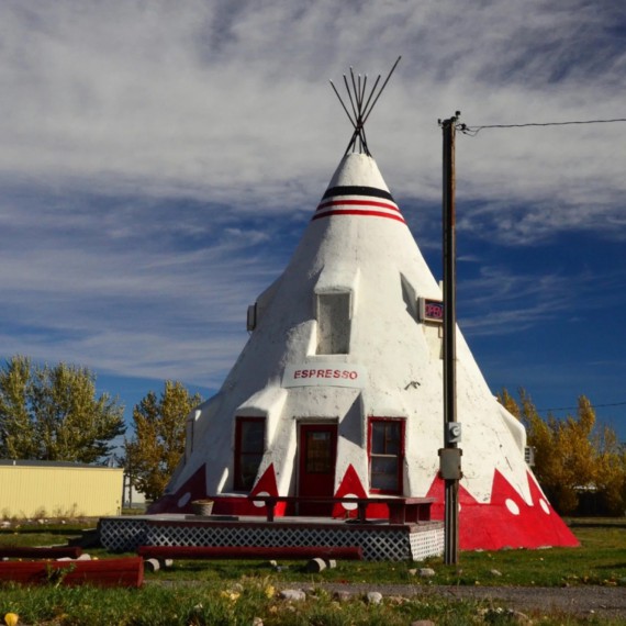 Kavárna u indiánů kmene Blackfoot