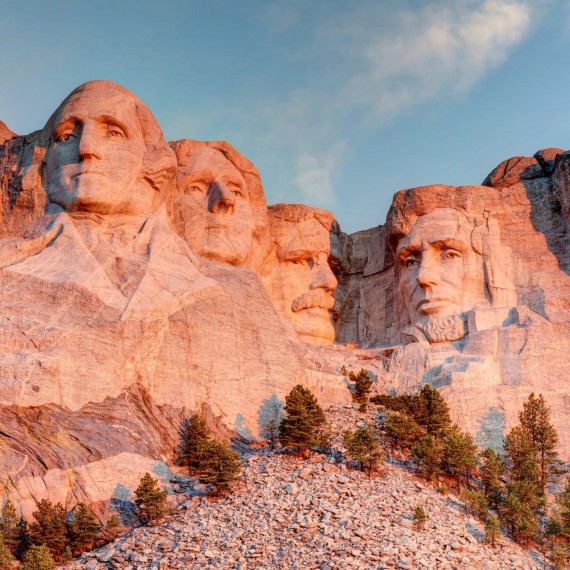 Mount Rushmore v Jižní Dakotě 