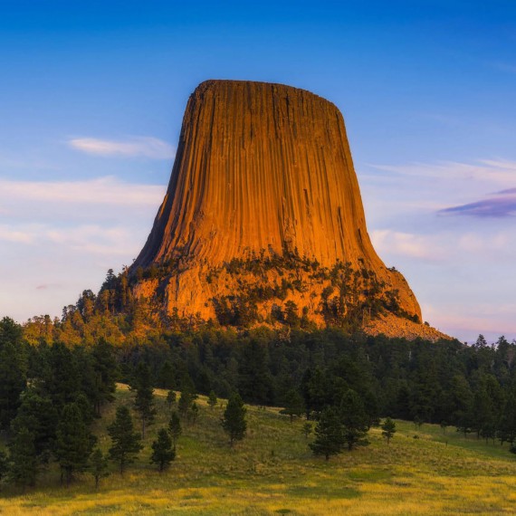 Devils Tower, jedinečný přírodní úkaz