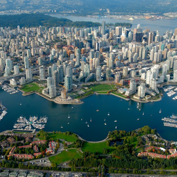 Moderní Vencouver v Britské Kolumbii