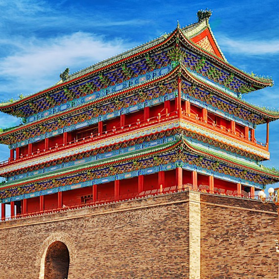 Brána Zhengyangmen.