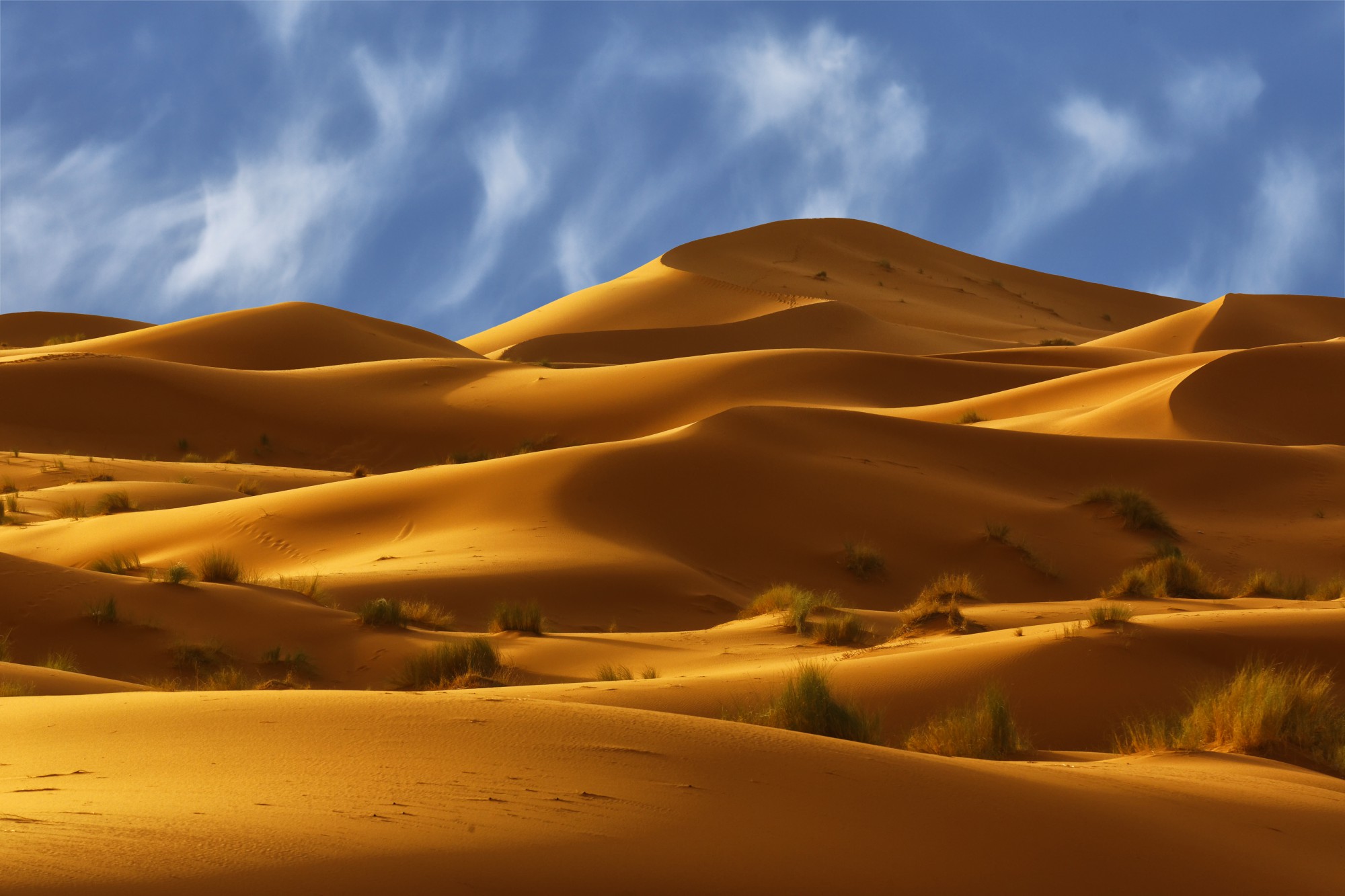 Erg, Chebbi, oblast krásných písečných dun