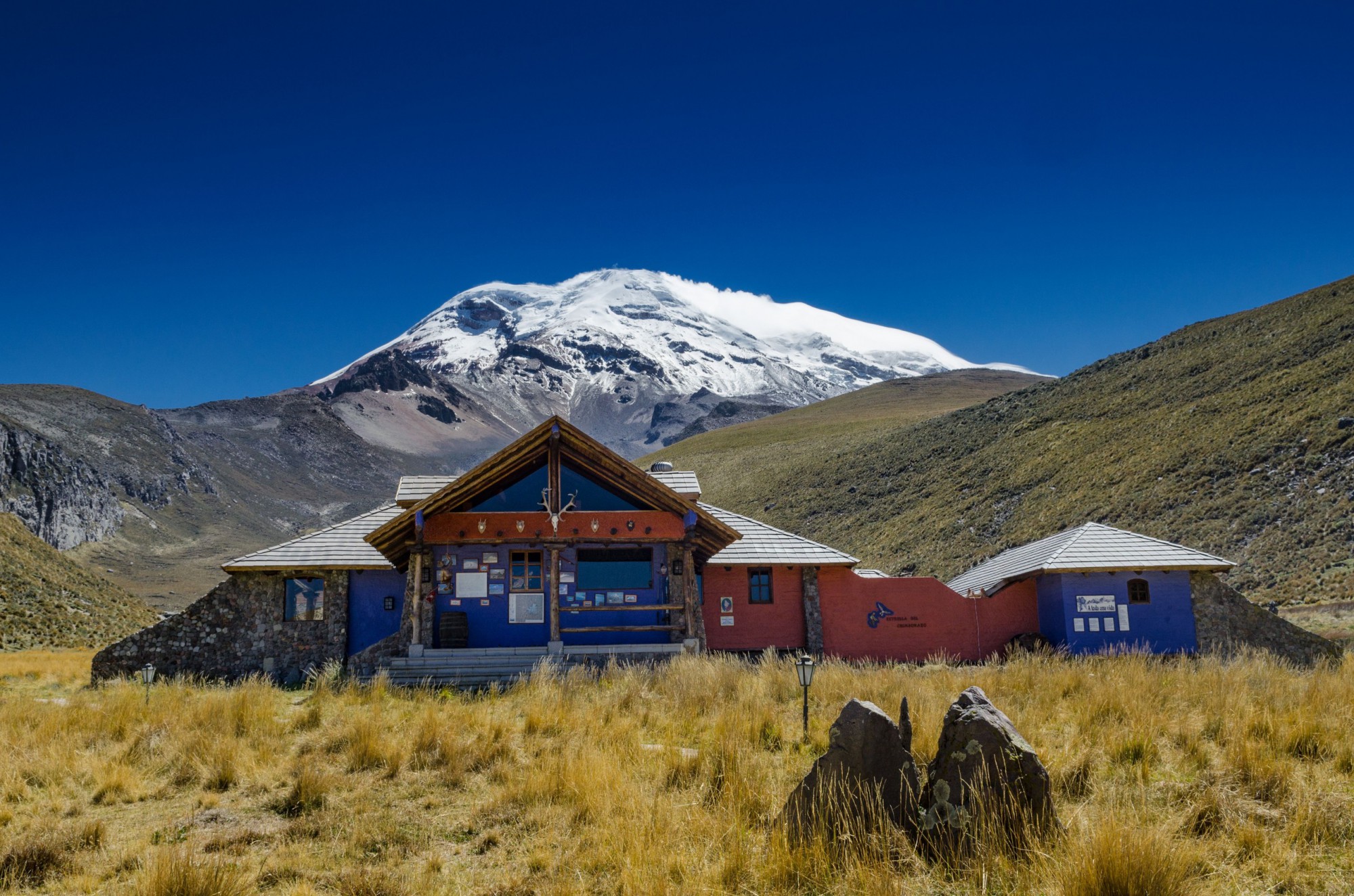 Chimborazo Lodge v nadmořské výšce 4000 m n.m. 