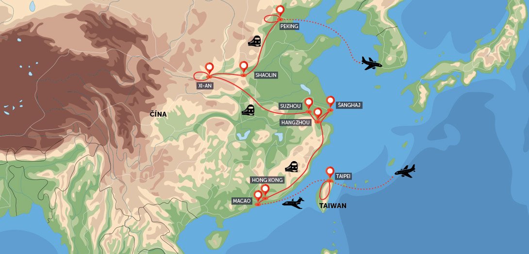 Velký okruh Čínou + Taiwan