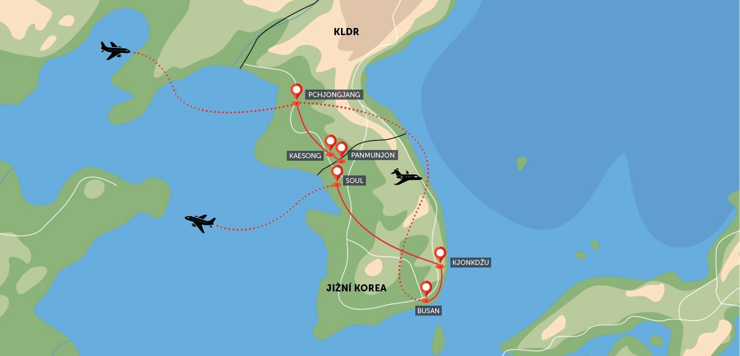 Severní a Jižní Korea