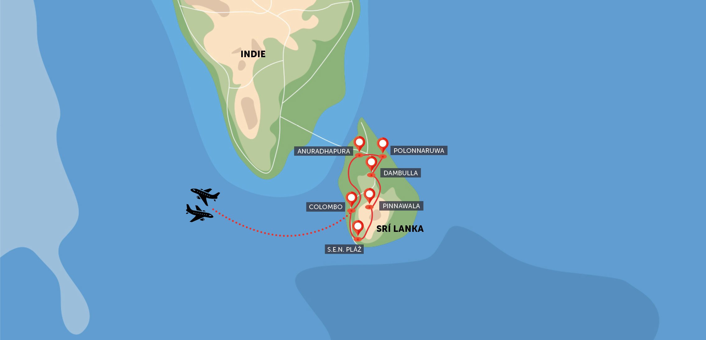 Srí Lanka - pro aktivní rodinu