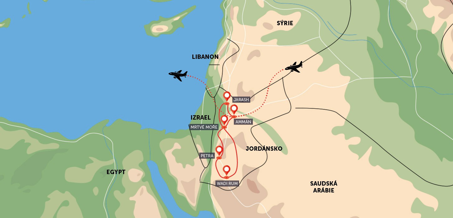 Jordánsko: překvapení Arábie