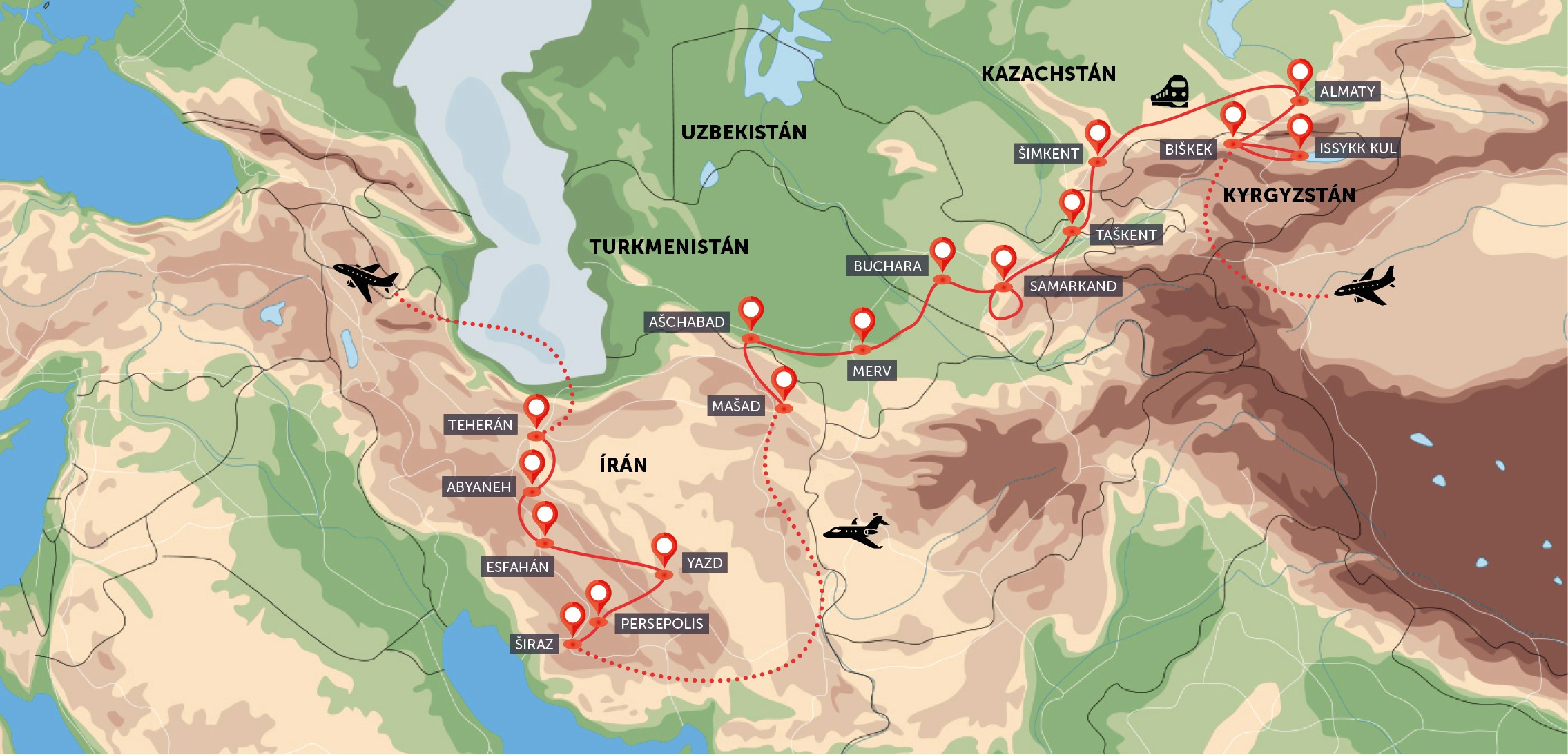 Střední Asie Grand Tour