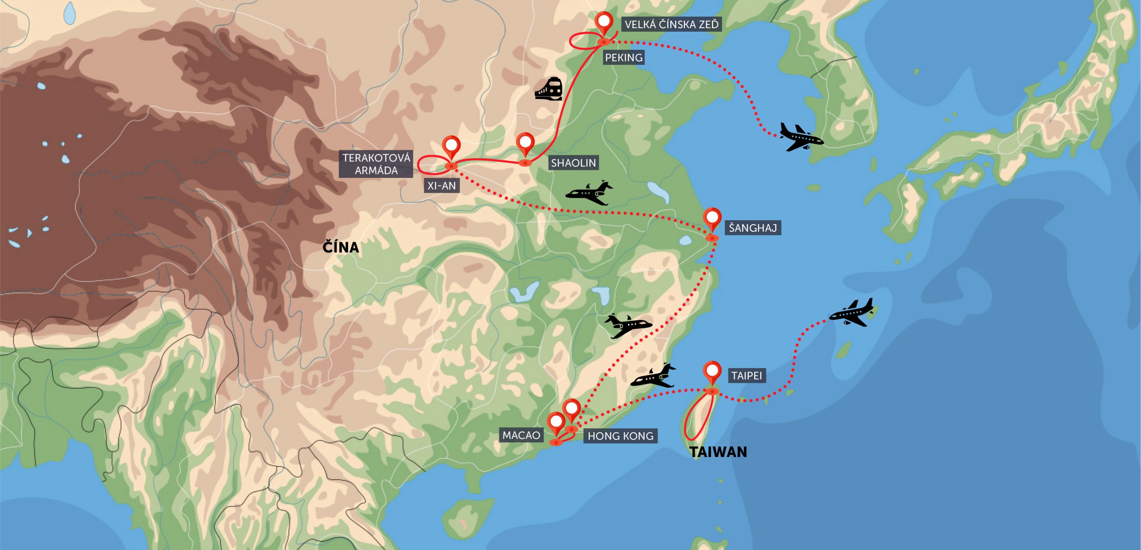Velký okruh Čínou + Taiwan