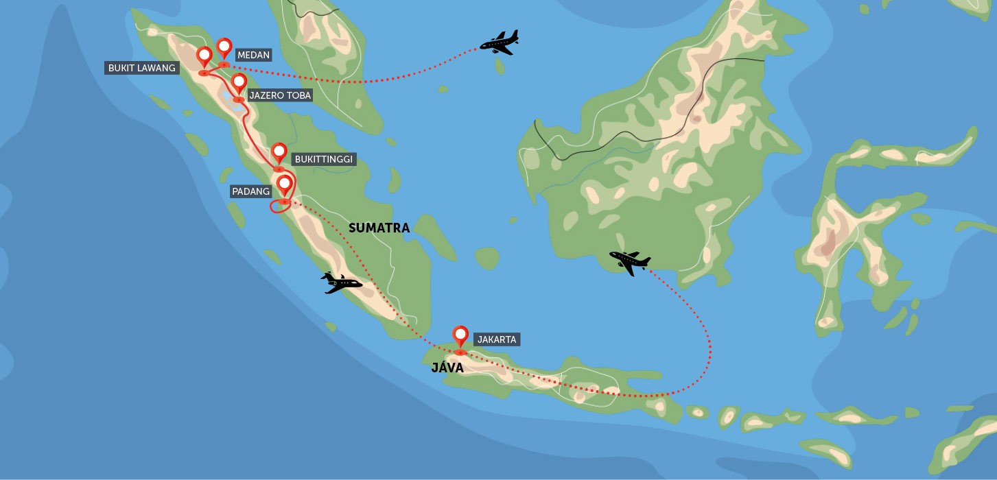 Sumatra - nespoutaná Indonésie