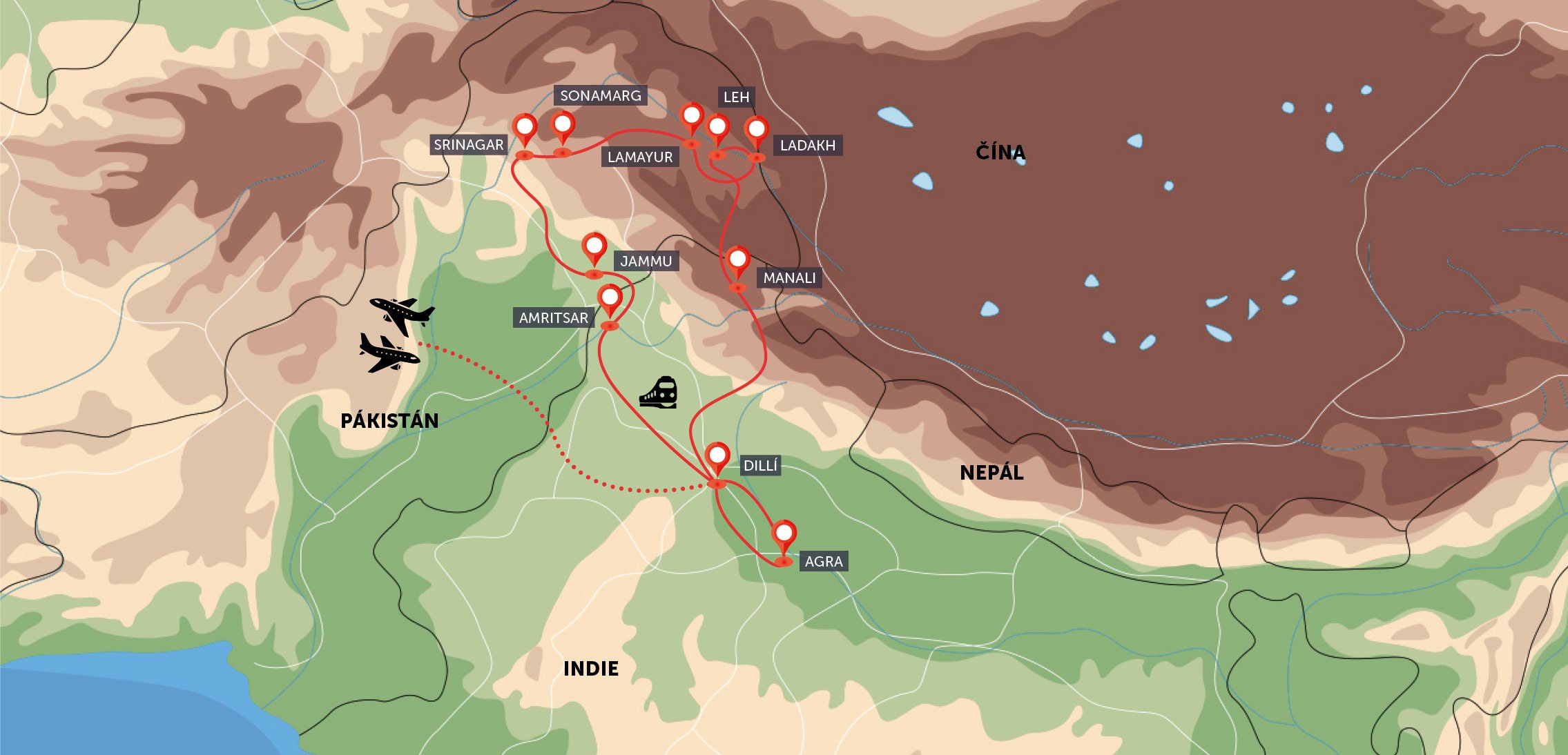 Indie, Himaláje, Ladakh