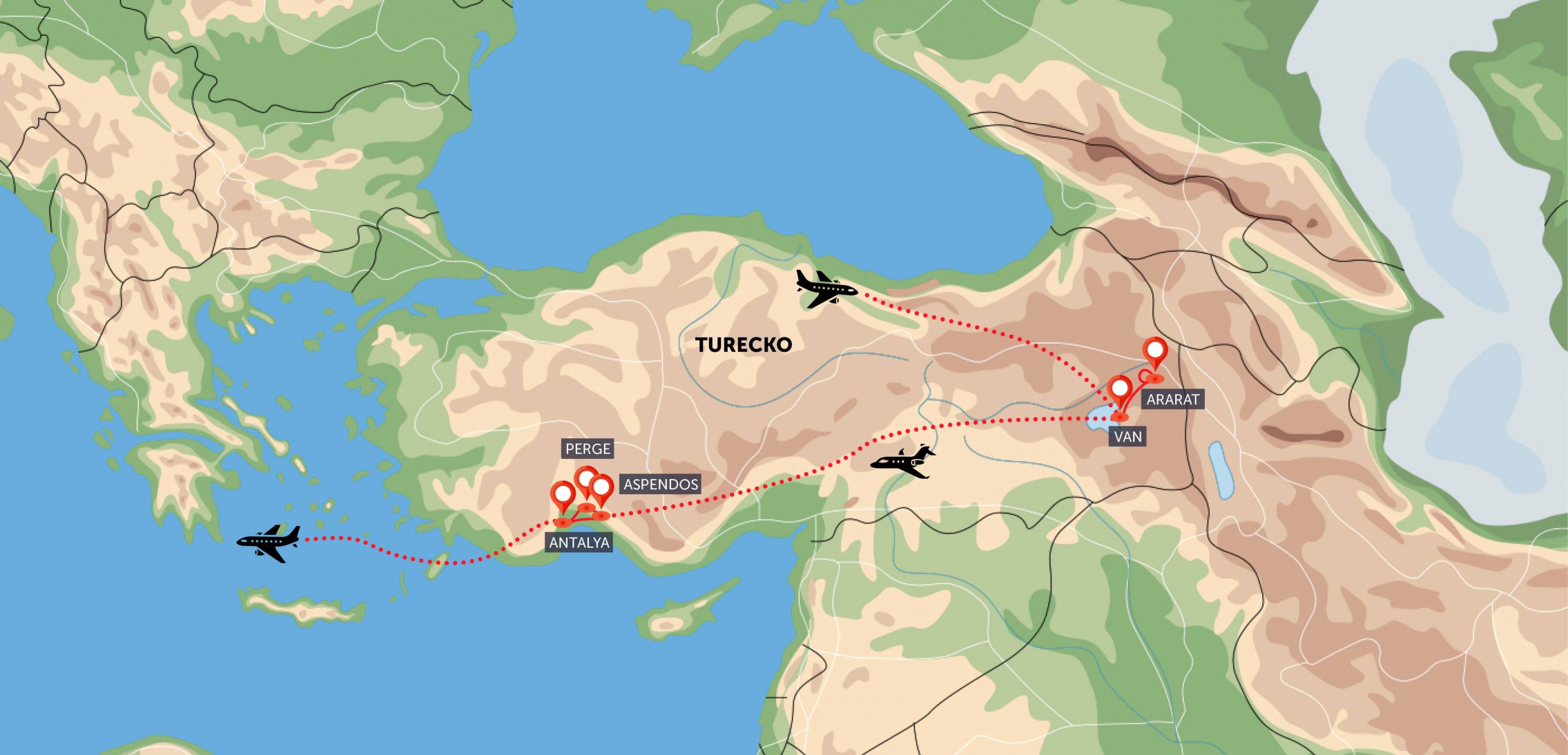 Ararat + all inclusive, golf a pláž