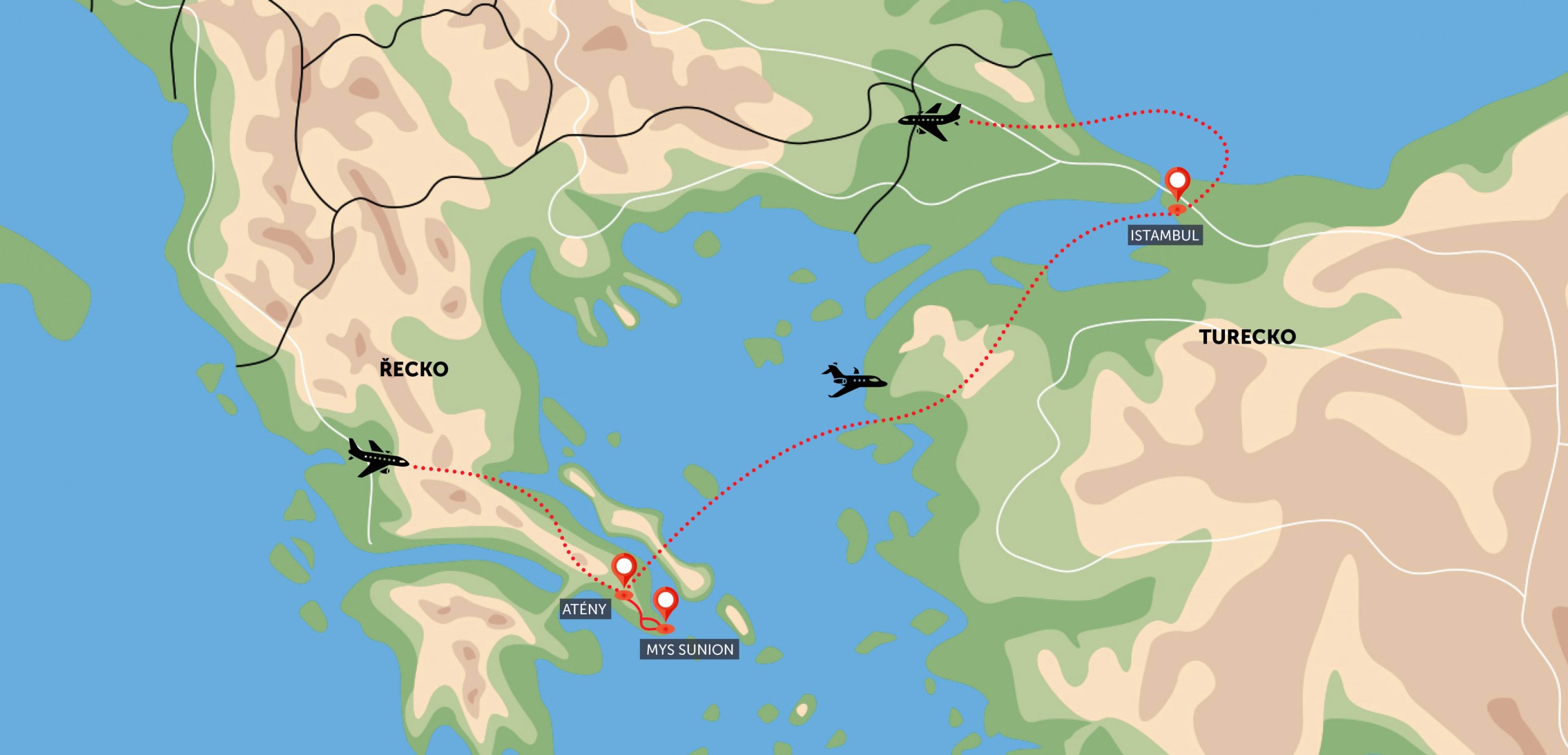 Athény, Istanbul - řecko-turecká pohádka