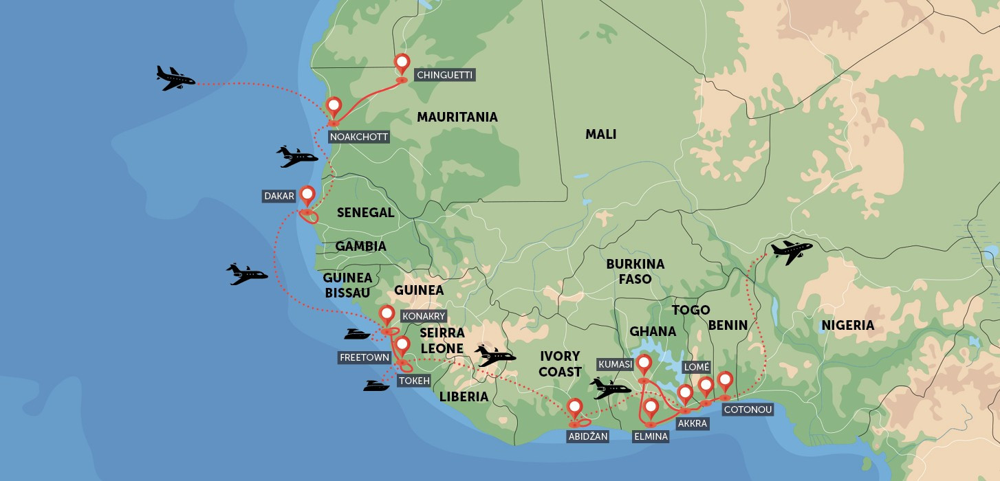 Západní Afrika jednou za život