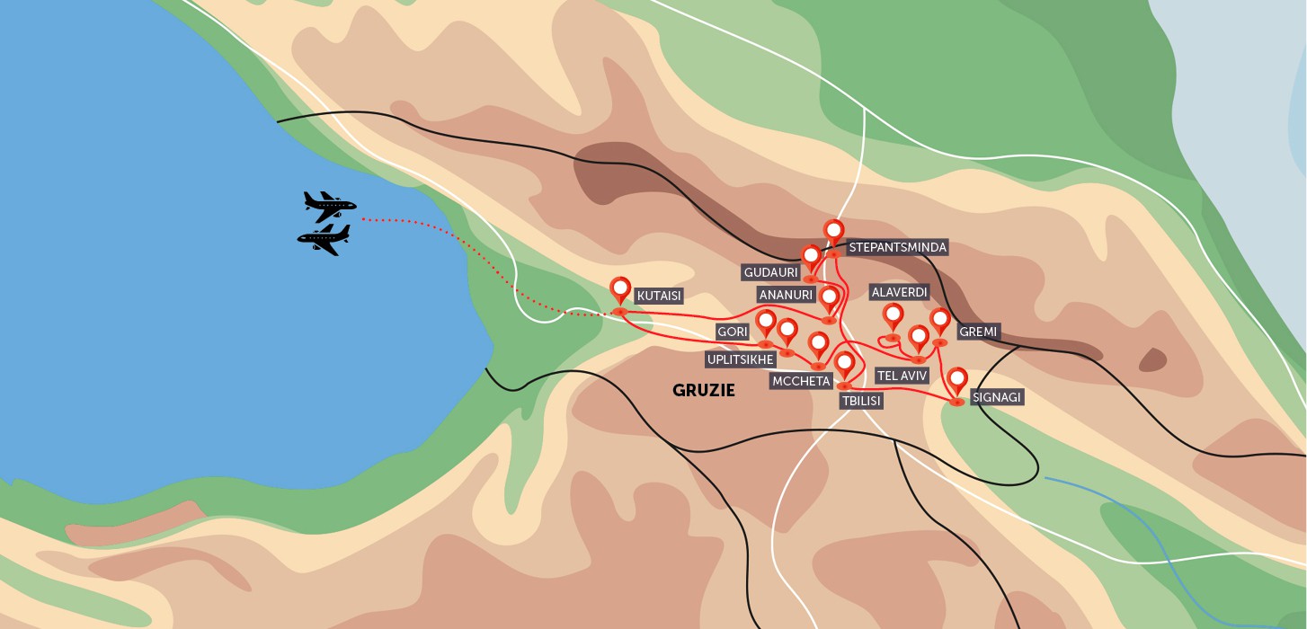 Gruzie - cesta za vínem