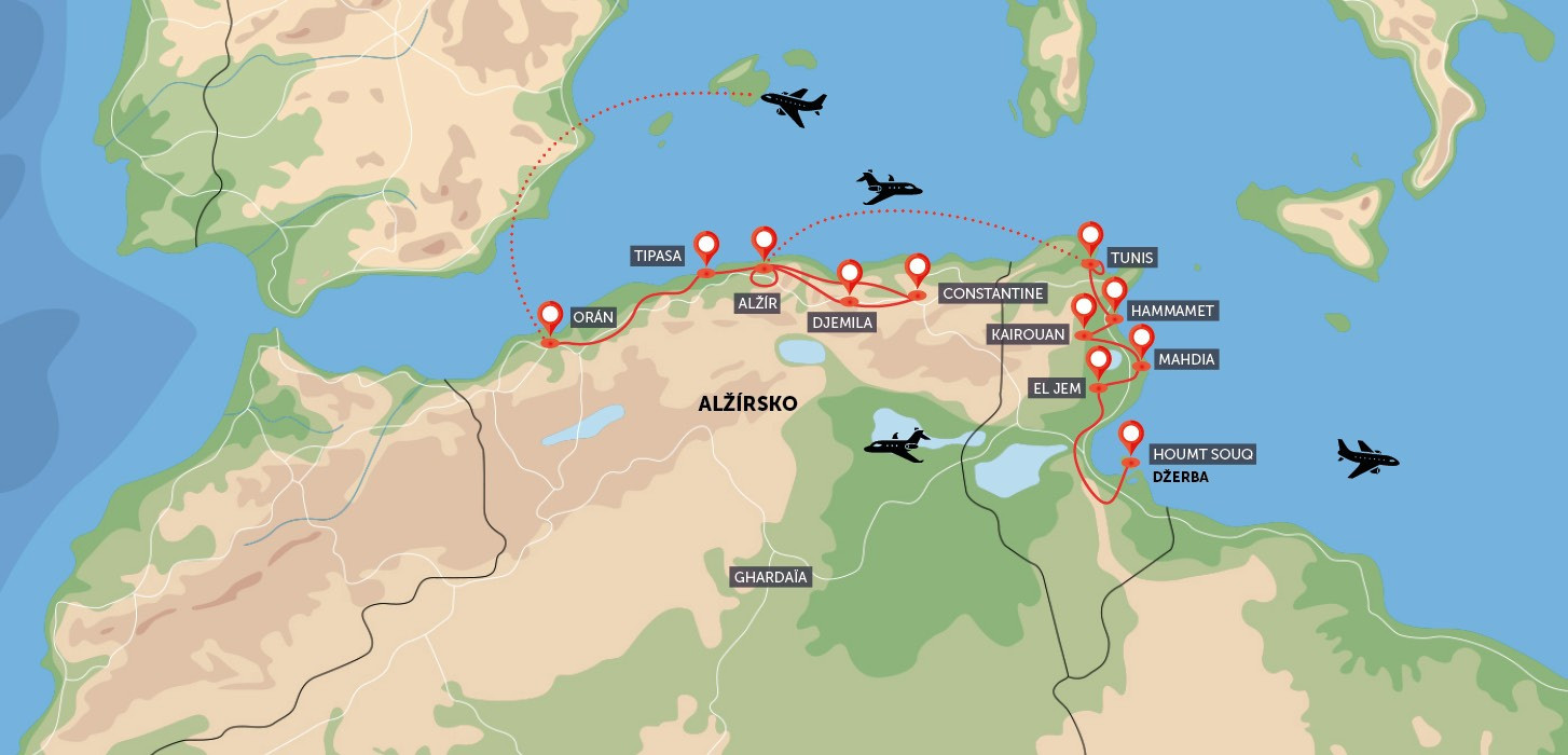Alžírsko, Tunisko – dvě země Maghrebu