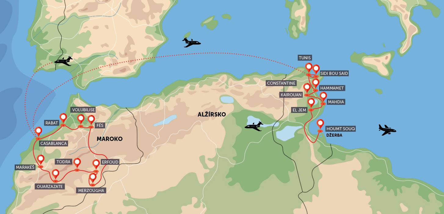 Maroko a Tunisko – dvě země Maghrebu