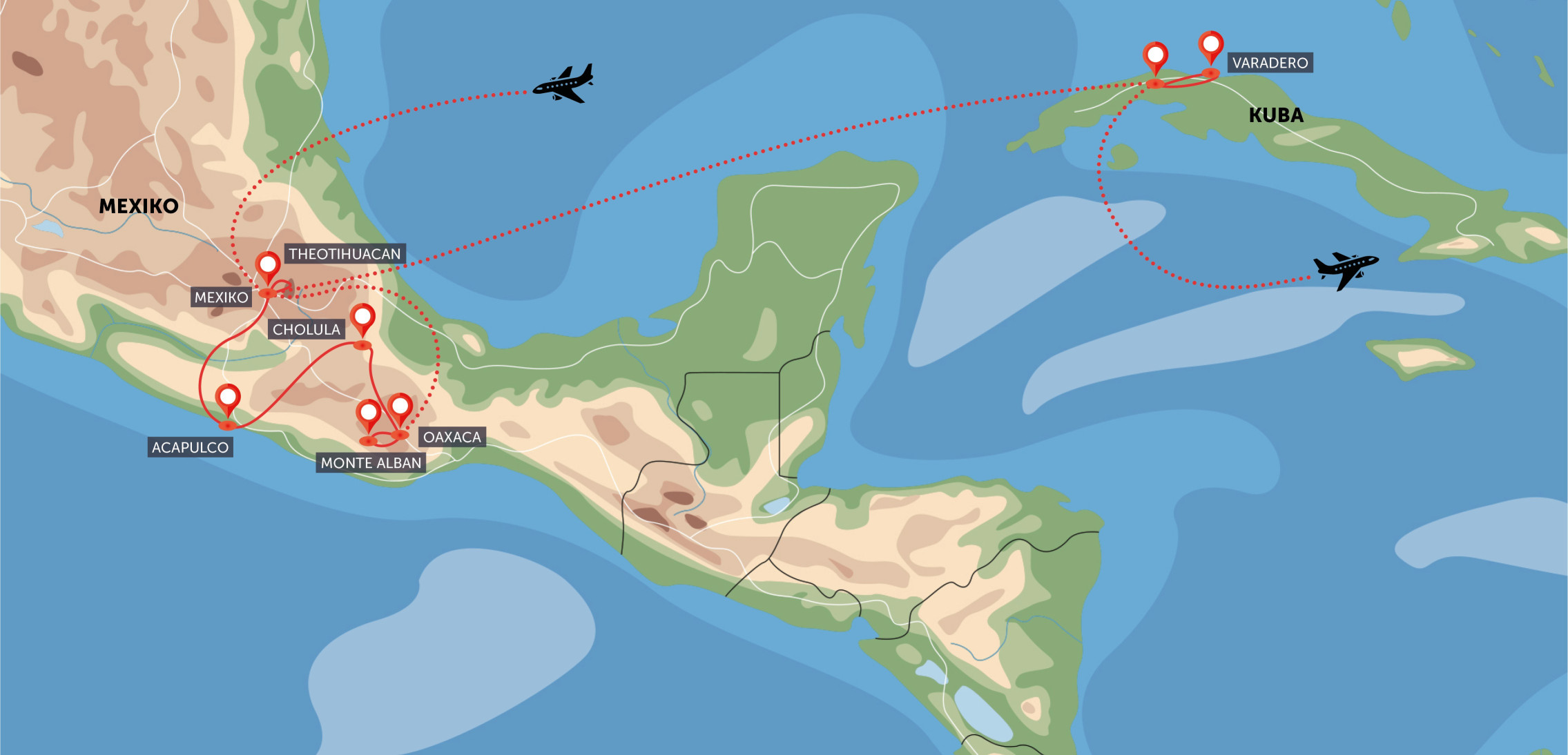 Mexiko - Kuba all inclusive