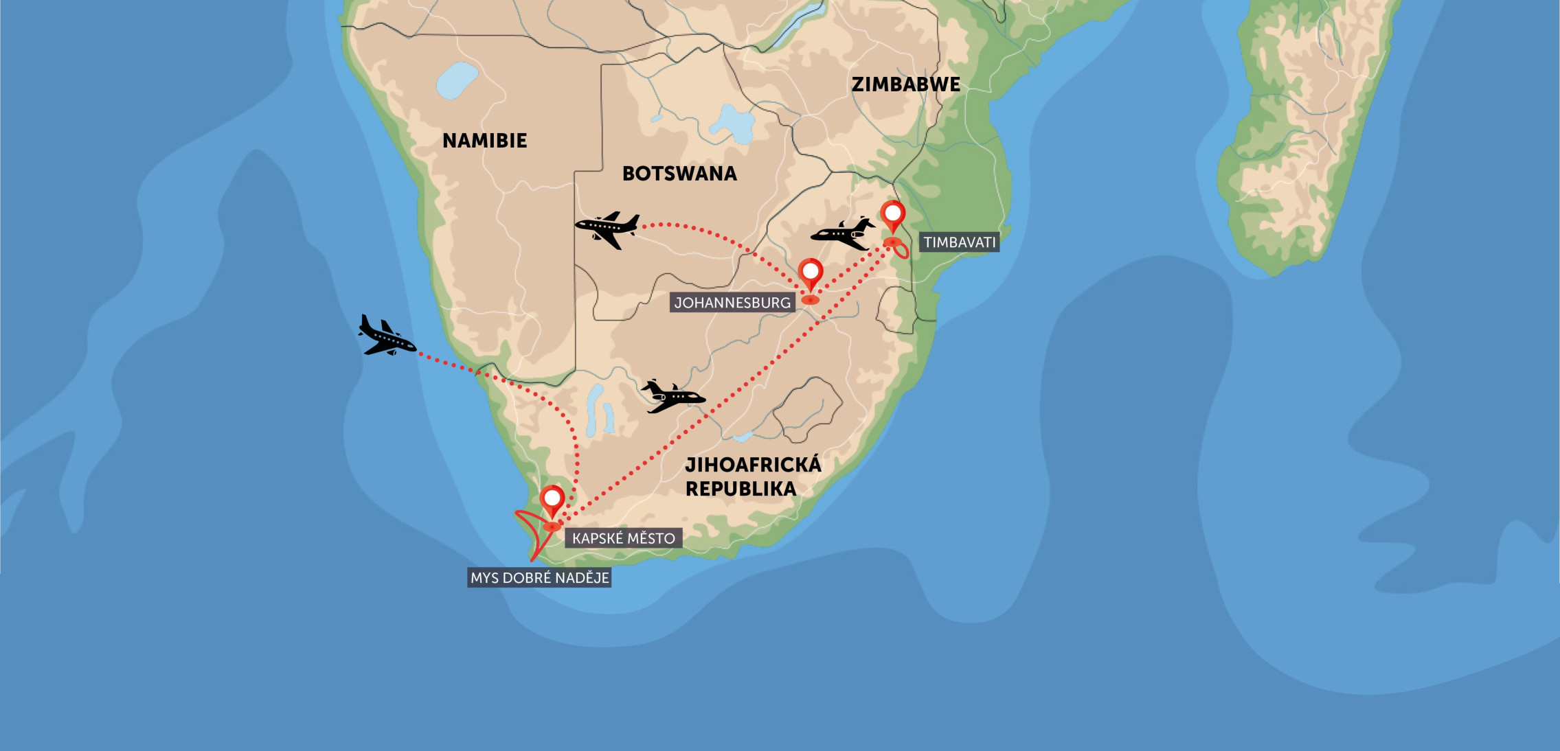 Kapské Město a jedinečné safari