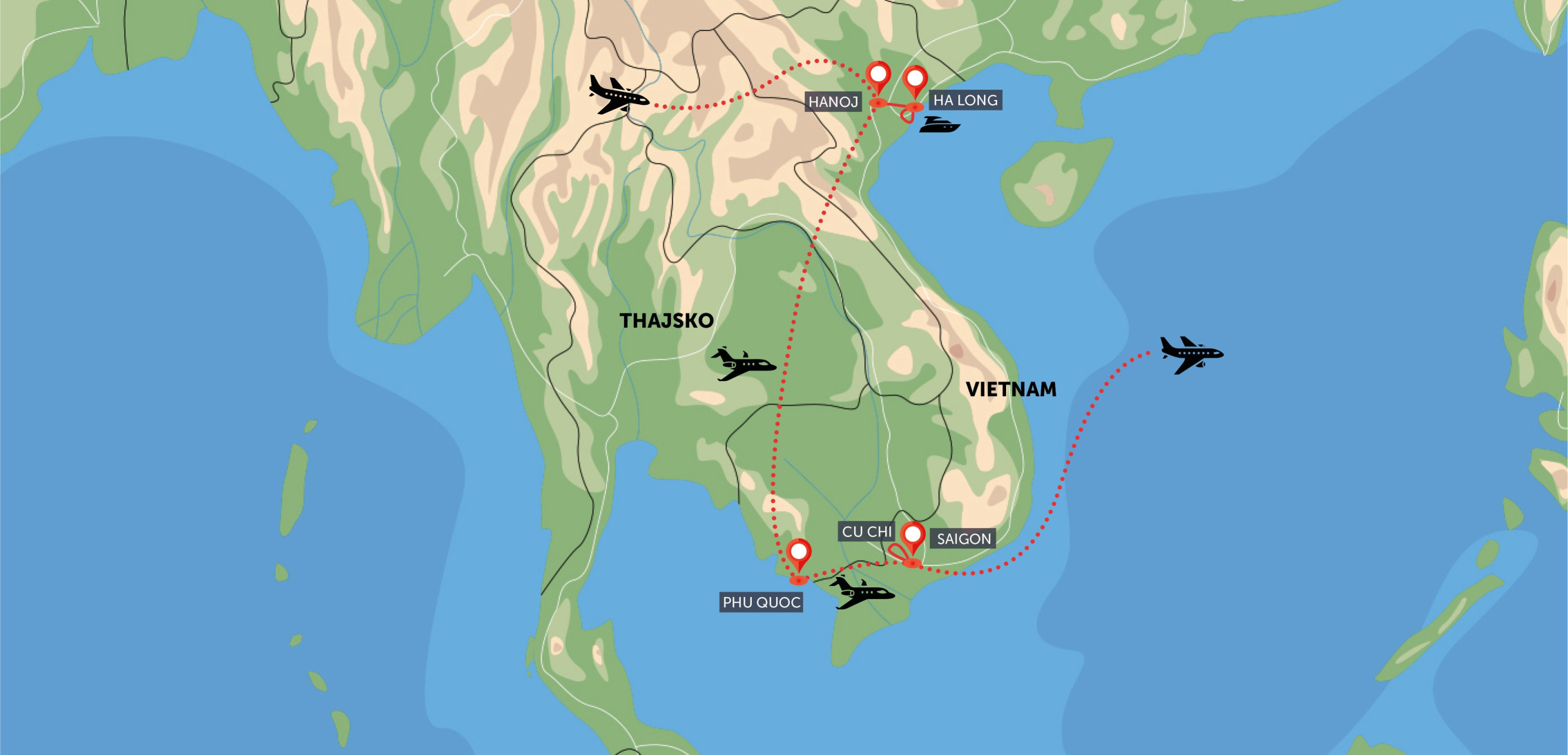 Vietnam a pláže Phu Quoc