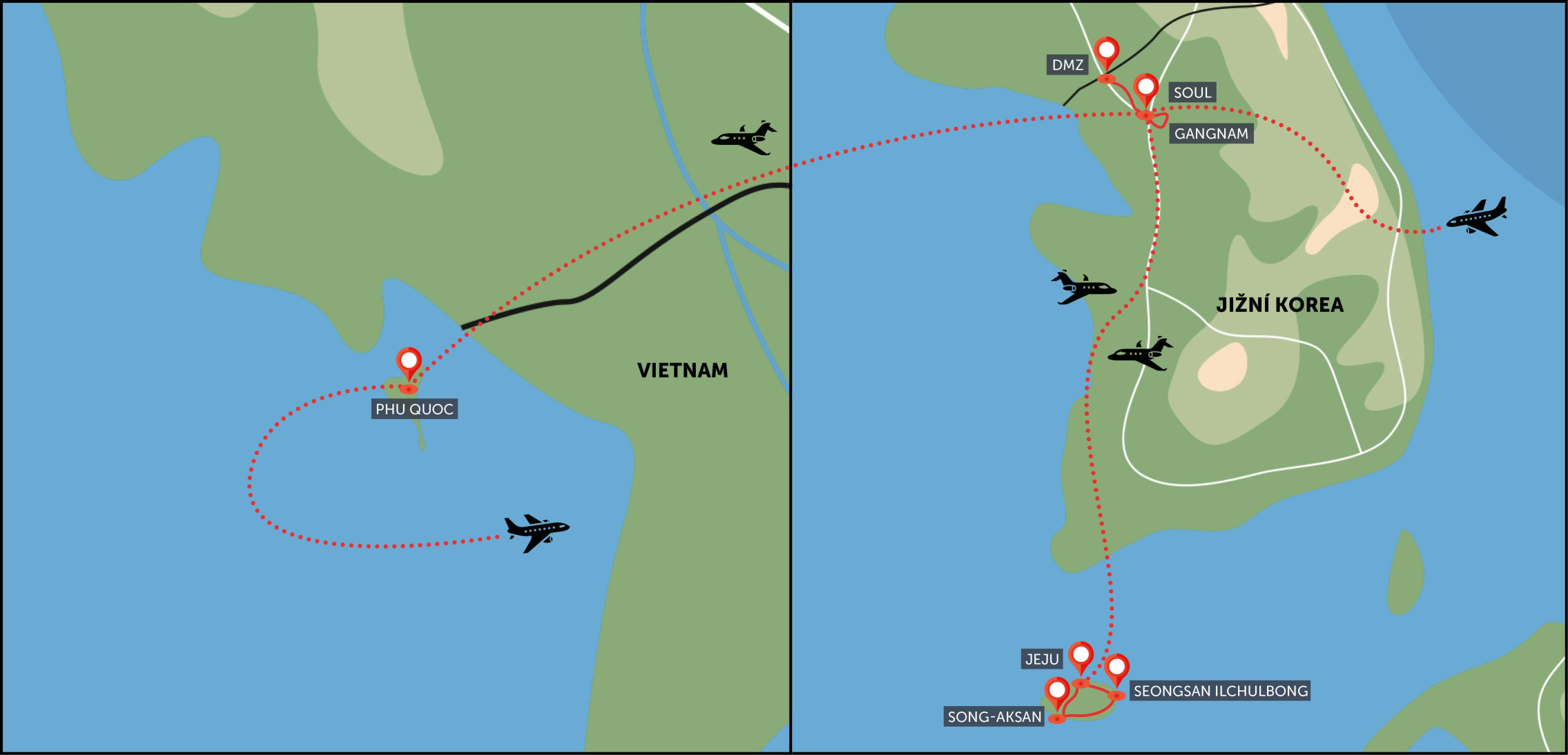 Jižní Korea a Vietnam all inclusive