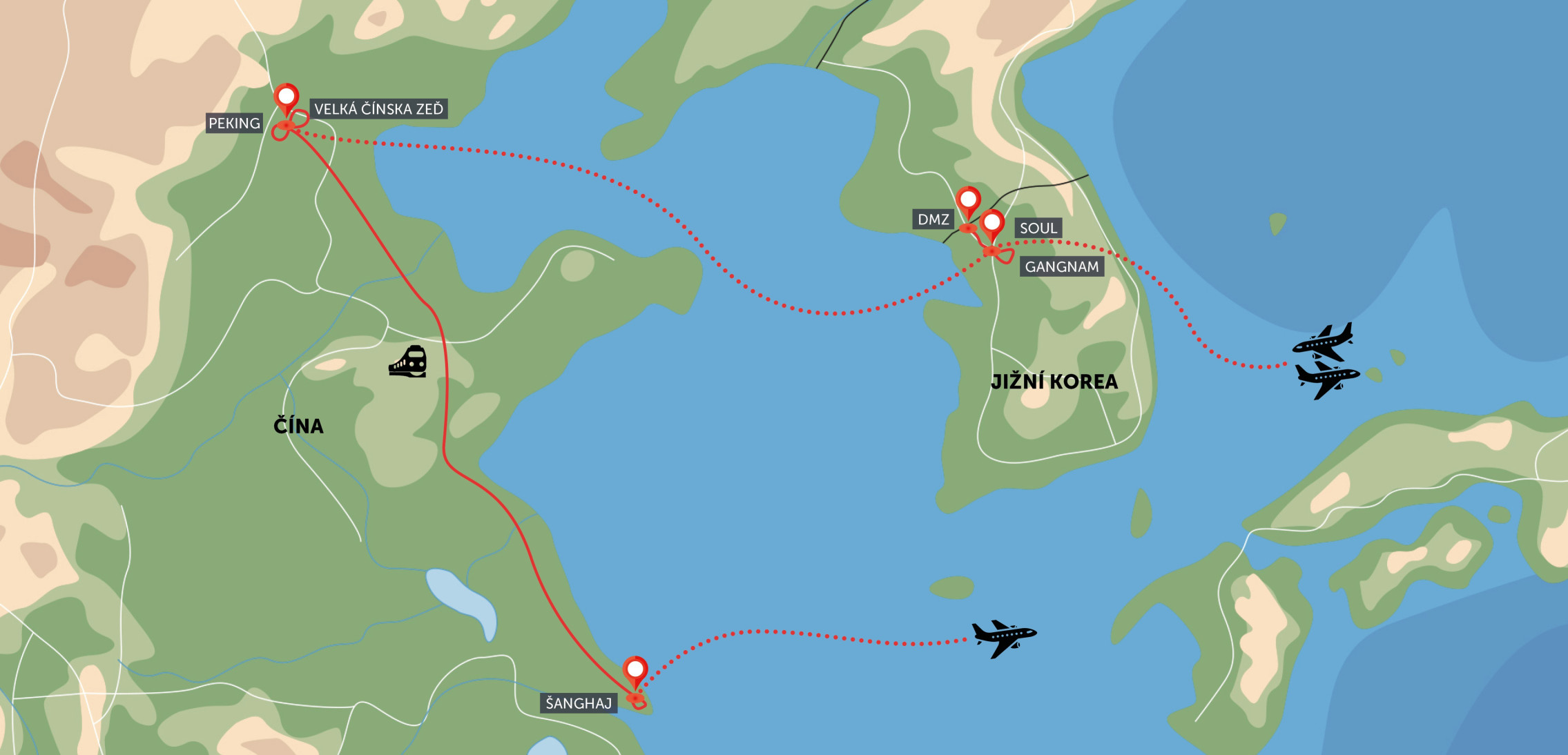 Jižní Korea, Čína