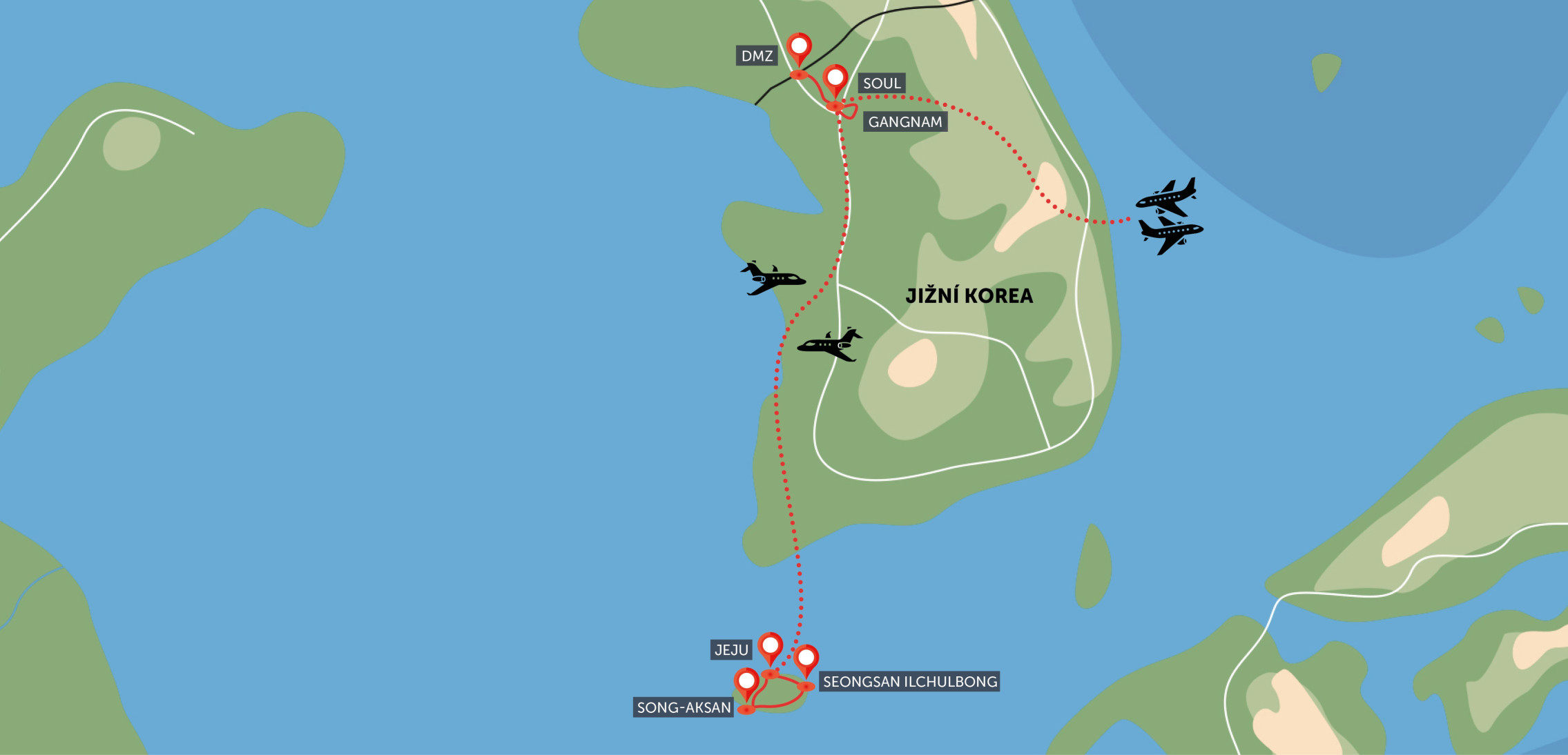 Jižní Korea a ostrov Jeju 