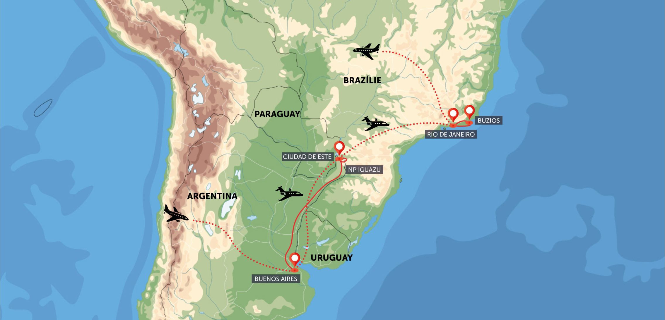 Argentina, Brazílie + Buzios 2026