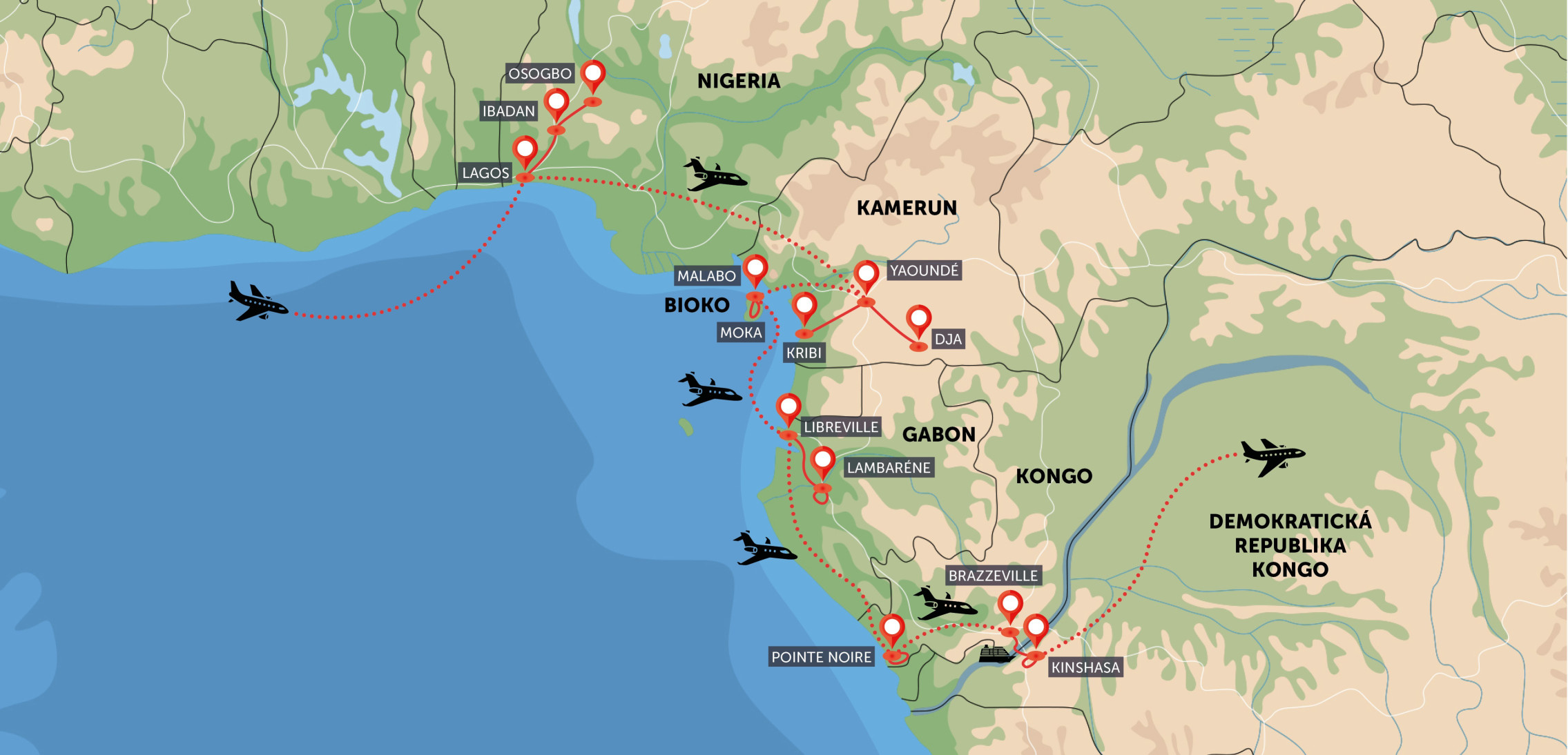 Rovníková Afrika jednou za života