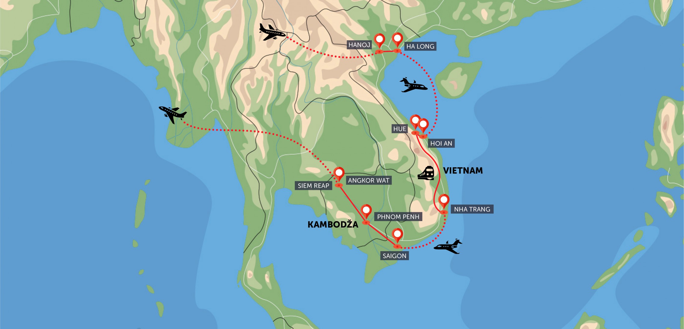 Vietnam, Kambodža