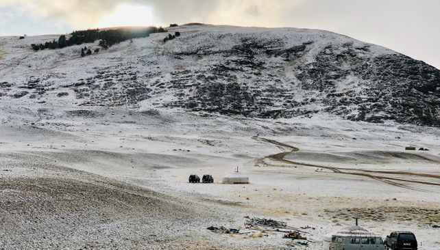 Tábor v mongolském Altaji