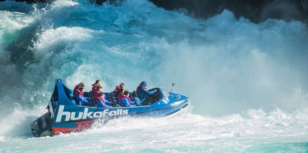 Jízda na Jet Boat v Taupo 